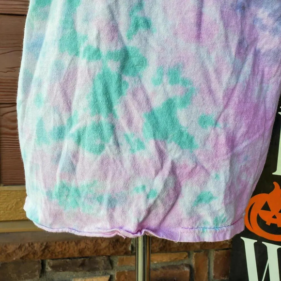 Gildan Pastel Tie-Dye Short Sleeve Crewneck T-Shirt Women's Size Medium - Picture 13 of 14